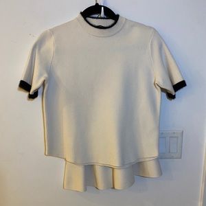 Cream Co-ord skirt set - Zara